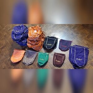 140 lot. Drawstring Crown Royal Bags - Assorted Colors